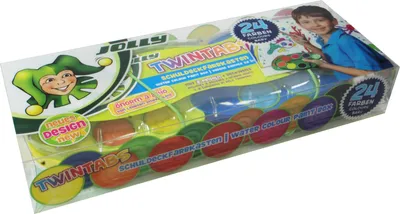 Immagine prodotto di Set di acquerelli Jolly Twintabs 24 colori per bambini e hobby