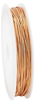 Schmuckdraht, goldfarben, 1 mm, 10 m, mit Spule