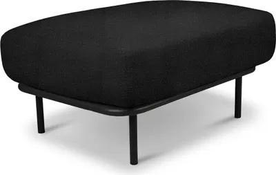 Produktbild von Outdoor Fußhocker Zuzu Gartenlounge Hocker Lounge 85x64 Schwarz