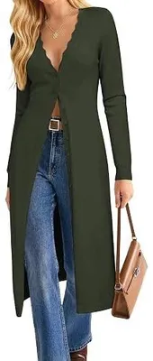 Zdjęcie produktu dla Kardigan damski z dzianiny na jesień zimę stylowy elegancki