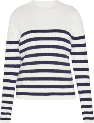 Produktbild von Mutha Damen Sweater - weiß-marineblau Mutha Damen Sweater - weiß-marineblau, M/L
