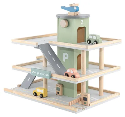 Produktbild von Babiem Spielgarage - Noah - Holz