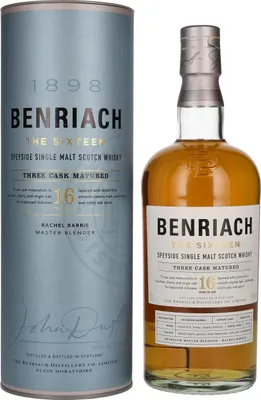 Image de Benriach THE SIXTEEN Single Malt Three Cask Matured 43% Vol. 0,7l en boîte cadeau