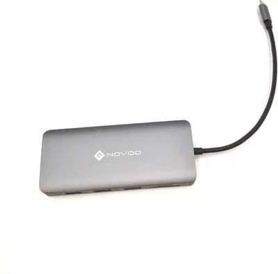 Produktbild von NOVOO 11 in 1 USB C Docking Station Double HDMI Multiport Dock USB C auf Deutsch