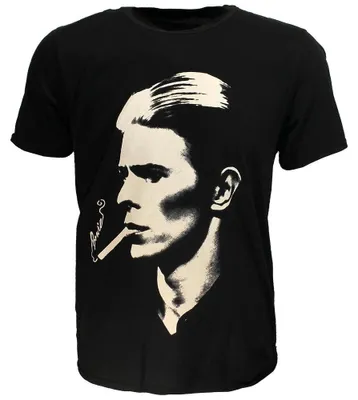Zdjęcie produktu dla Koszulka David Bowie Smoke Portrait – oficjalny gadżet – rozmiar XXL