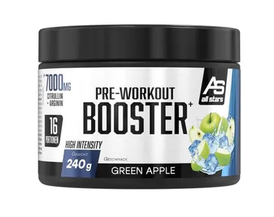Produktbild von AllStars Pre-Workout Booster Green Apple 240g