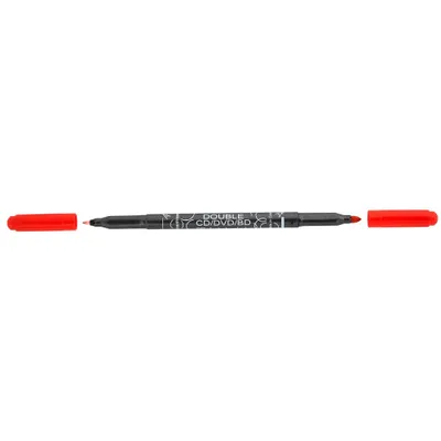Obrázek produktu pro Centropen, popisovač 3616, červený, 10 ks, 0,6/2,5 mm, na alkoholové bázi. Popisovač na CD/DVD, cena za 1ks