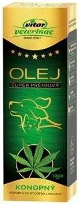 Produktbild von VITAR Veterinae Hanföl 1000 ml Omega 3 6 Hunde Katzen Gesundheit