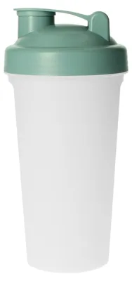Produktbild von Shaker 600ml transluzent/minze, verschließbare Trinköffnung, herausnehmbares Sieb, BPA-frei