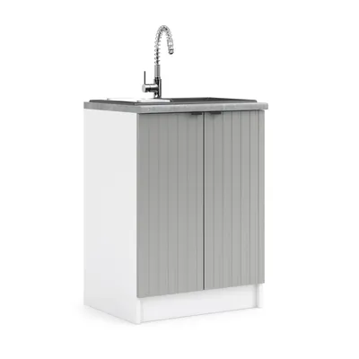Obrázek produktu pro Kuchyňská skříňka dřezová 60 cm - LAM ZL60 2D - Dvířka CINDY