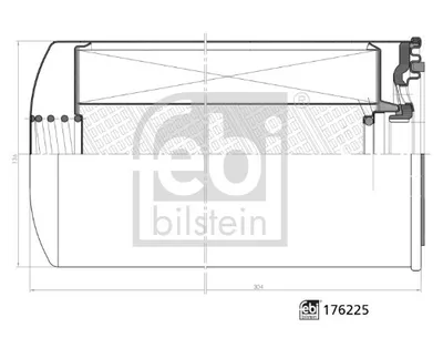 Produktbild von Kraftstofffilter FEBI BILSTEIN 176225 Anschraubfilter