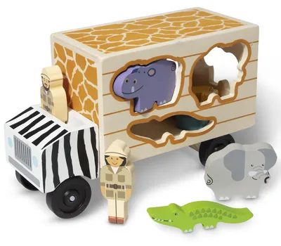 Produktbild von Melissa & Doug Animal Rescue Wooden Play Set, Mehrfarbig, Holz, Kunststoff, Kinder, Junge/Mädchen, 3 Jahr(e), 4 Jahr(e)