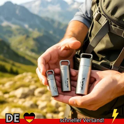 Produktbild von Tiartisan Titan Mini EDC Werkzeuge Tragbare Versiegelte Medizinflasche Home