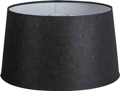 Produktbild von Lampenschirm aus Leinen schwarz 35 cm