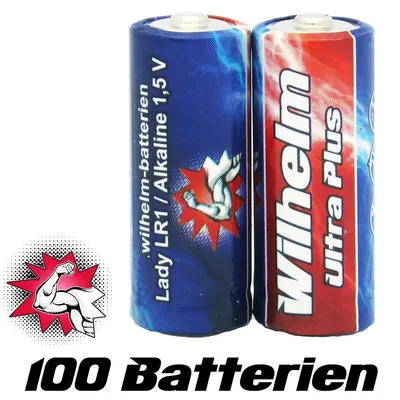 Produktbild von 100 x WILHELM Lady N LR1 MN9100 4001 910A 1,5V Batterie