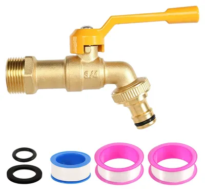 3/4 Zoll Gartenwasserhahn, Messing, frostsicher bis -20 °C
