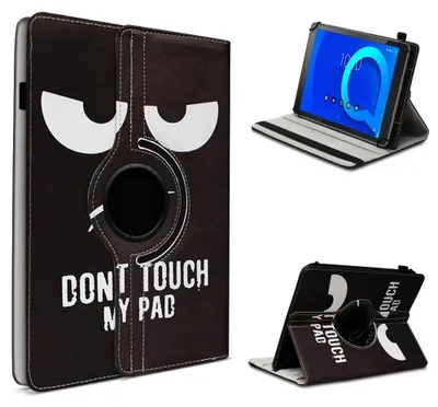 Produktbild von Tablet Hülle für Telekom T Tablet Tasche Schutzhülle Case 360 Grad Drehbar CoverFarbe 360 Uni:Motiv 6