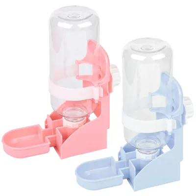 Automatischer Wasserspender für Kleintiere, 2 Stück, 500 ml, hängend