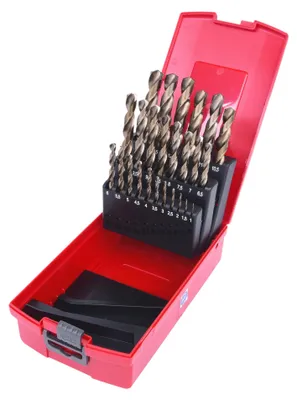 Imagen del producto de KS Tools 330.3623, Taladro, Juego de brocas, Rotación en sentido horario, Metal, Plástico, Madera, 118°, Acero rápido HSS-G
