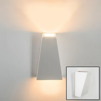 Produktbild von Carenno »Carenno« Wandlampe aus Keramik in Weiß