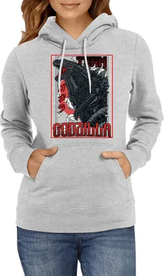 Produktbild von Damen Kapuzenpullover Anime Manga Godzilla 02 Godjira, Lady S / Grau
