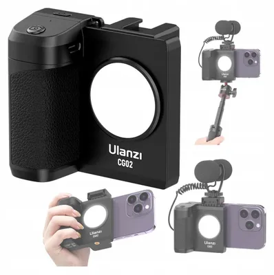 Obrázok produktu pre Ulanzi CG-02, Mobilný telefón / smartfón, Aktívny držiak, ARM, Čierna