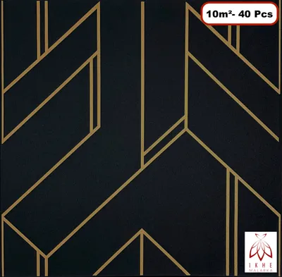 Produktbild von 40 Stück / Deckenpaneele Wandpaneele Wanddeko Wandverkleidung Platten Paneele Wandtattoos GLAMOUR RETRO Style Polystyrol XPS Like STYROPOR 3mm stärke (10m²) GL7 CZ-ZL