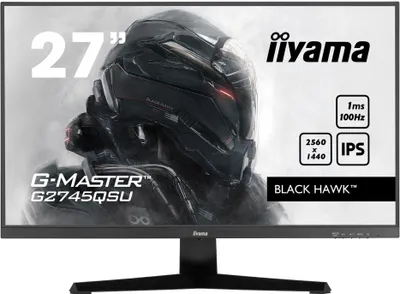 Obrázok produktu pre iiyama G-MASTER G2745QSU-B1, 68,6 cm (27"), 2560 x 1440 px, Dual WQHD, LED, 1 ms, Čierna