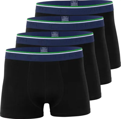 Produktbild von Clark Crown® 4er Pack "Bambus" Boxershorts XL schwarz
