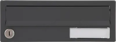 Produktbild von RENZ Ersatztüre für Hausbrieffachanlage 300 x 110 mm, basaltgrau RAL7012