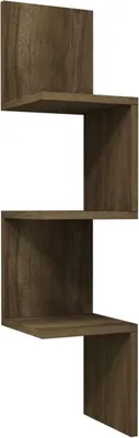 Zdjęcie produktu dla Skye Decor, Zikzak - Walnut, półki ścienne, orzech, 25 x 105,4 x 25 cm