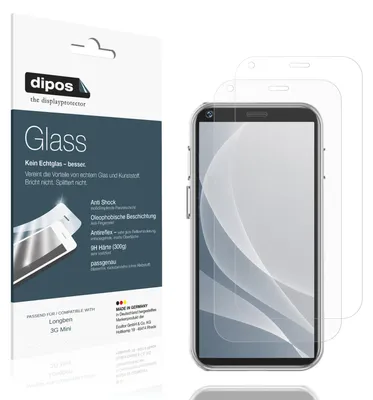 Image de 2x Protection ecrán pour Longben 3G Mini mat Verre souple Film Protecteur 9H dipos