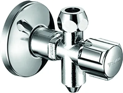 Immagine prodotto di Valvola angolare COMFORT 1/2' x 3/8', con raccordo di drenaggio