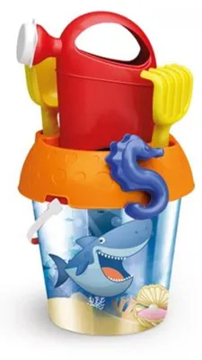 Image de Set de seaux poisson holographique + arrosoir