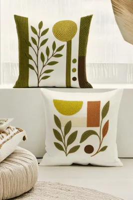 Produktbild von Evila Originals, Hochwertiges Kissenbezug-Set (4 Stück) 43x43 cm, 100% Polyester, waschbar