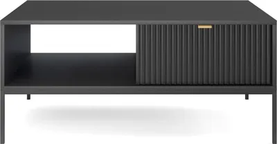 Produktbild von Tisch, Couchtisch, Kaffeetisch, Couchtisch mit Schublade, kleine Bank- 104 x 48 x 68 cm -Tisch Light L104 Schwarz