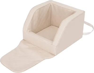 Produktbild von PillowPrim Hunde Autositz, Hundedecke Auto Rückbank, Transportbox Katze, Hundebox, Hundekorb, Hundegeschirr, Hundebett, Hundekörbchen Beige