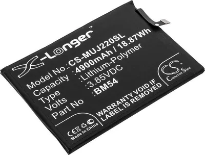 Obrázek produktu pro Baterie pro Redmi Note 9T, Note 9 5G, 4900 mAh, Li-Ion
