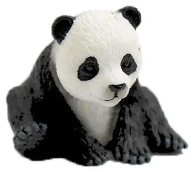 Produktbild von Bullyland Baby Panda Figur Weiß,Schwarz Kinder Weiß,Schwarz One Size
