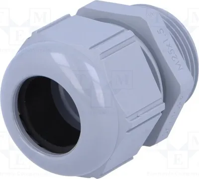 Zdjęcie produktu dla 1 x Złączka kablowe M25, szare, IP68, materiał: UL94V-2, numer katalogowy: 53111030