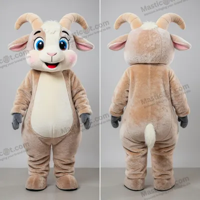 Produktbild von Schneewittchen MASTICOT Fluffy Angora Ziegen-Maskottchen