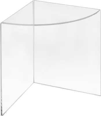 Produktbild von Dekopodest 150x150mm mit 200mm Höhe aus glasklarem Acrylglas / Warenpodest / Warenträger / Verkaufsständer / Dekowinkel / Präsentationsdisplay - Zeigis®
