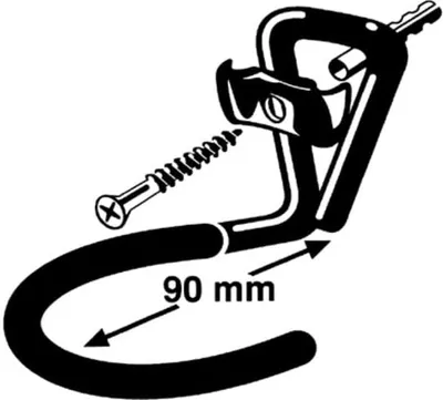 Immagine prodotto di Fischer 1x gancio per bicicletta FH - 78005