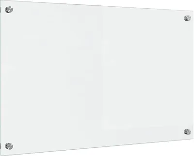 Immagine prodotto di vidaXL Alzatina da cucina trasparente 80 x 50 cm Vetro temperato