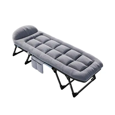 Produktbild von Faltbare Gästebett verstellbares Kopfteil für Camping & Gäste 60x180 cm