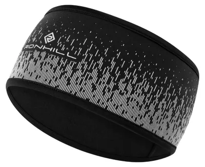 Image de Ronhill, bandeau réfléchissant unie, noir, taille S/M