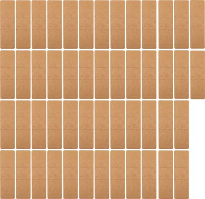 Produktbild von 50 Stück DIY-Lesezeichen-Displaykarten Personalisieren Sie Ihre Lesezeichen Umweltfreundliche Lesezeichenkarten mittlerer Größe