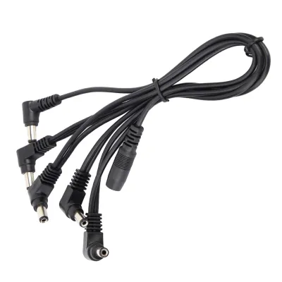 Produktbild von 5-Wege-Gitarrenkabel,Stromkabel Gitarre,Stromkabel Gitarre,Stromadapter Gitarre,Gitarren-Effektpedal-Kabel,Gitarren-Effektpedal-Stromkabel