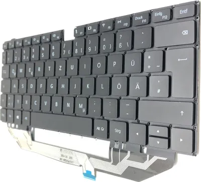 Immagine prodotto di TEDESCO - Tastiera nera compatibile con HUAWEI MateBook X Pro MACHR-W19L
