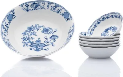 Produktbild von Thun 1794 Kompottenset, tschechisches Porzellan, Natalie, Zwiebel, Thun, 7 d.